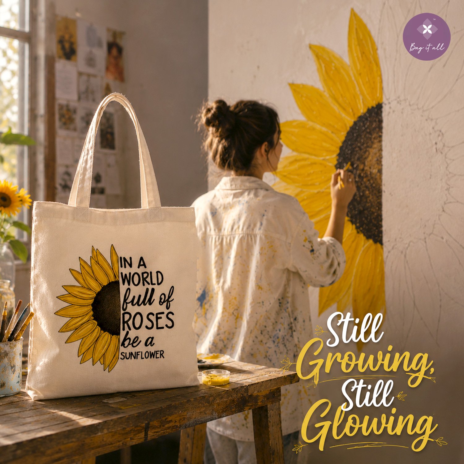 Sunflower Soul Tote - Image 3